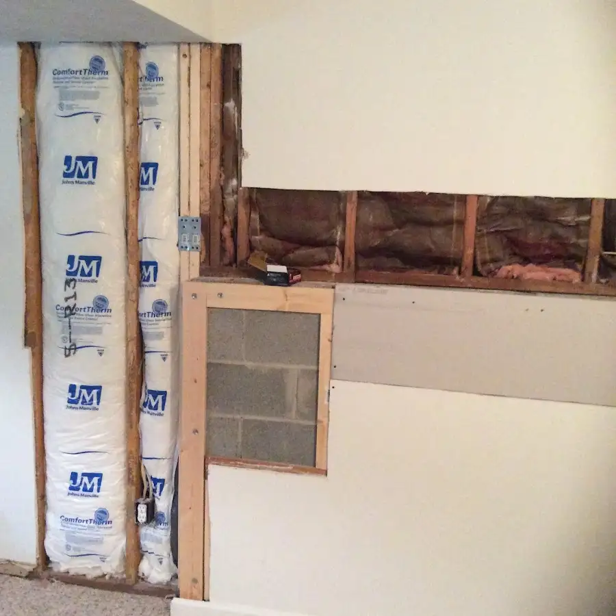 Wall insulation replacement during Structural Drying in North Palm Beach